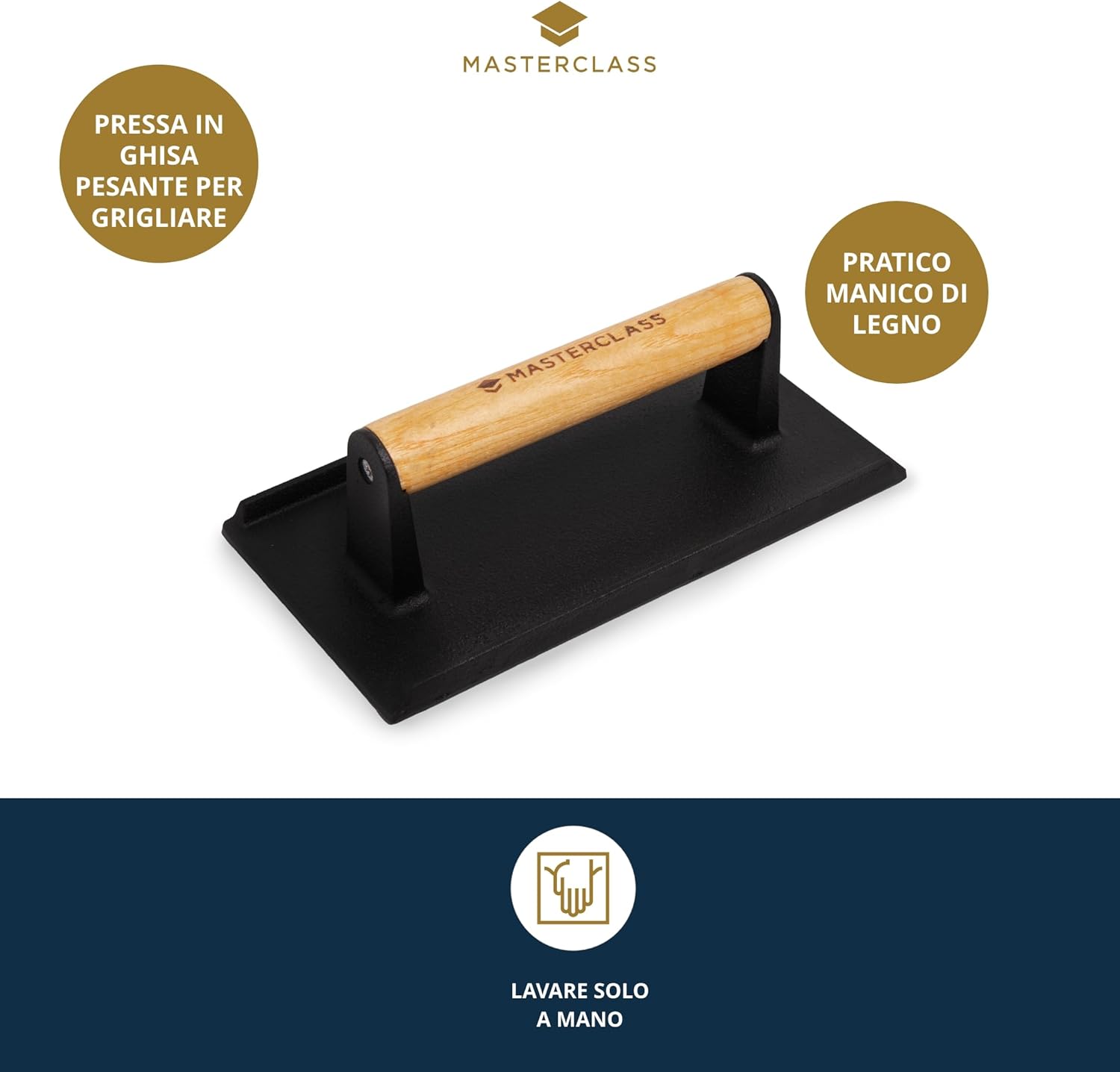 Thumbnail 1 de MasterClass Pressa per griglia 21 cm