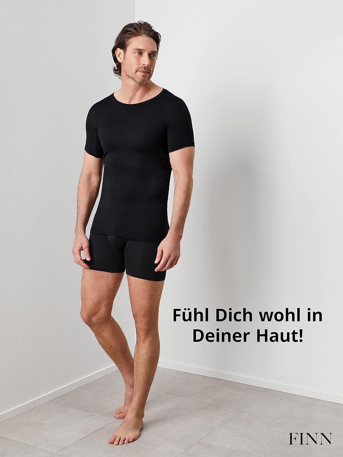 Thumbnail 4 de FINN Anti-Schweiß Shirt Herren mit Rundhals und integrierten Achselpads – zuverlässiger Schutz vor Schweißflecken