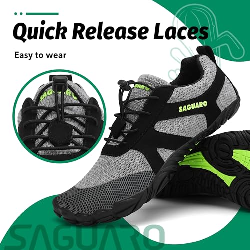 Thumbnail 4 de SAGUARO Barefoot minimalistas para training, trail y agua (Gris Nube) – Talla 45 EU