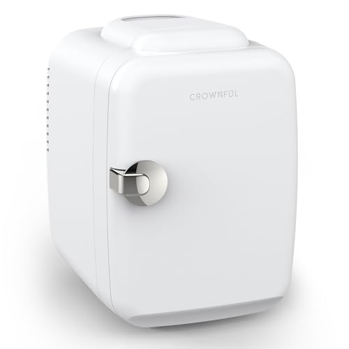 Imagen de CROWNFUL Mini Fridge 4L: Portable Cooler and Warmer for Personal Use en OfertitasTOP