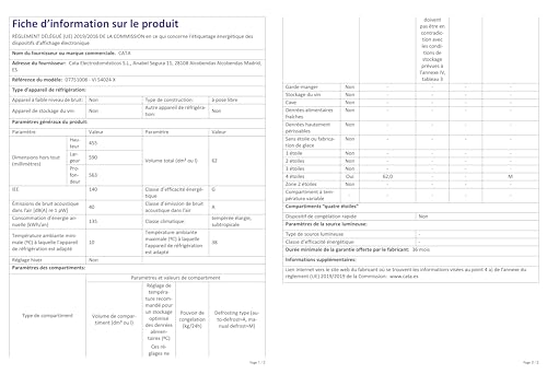 Thumbnail 5 de Cata VI 54024 X vinoteca 28 botellas, 60 cm