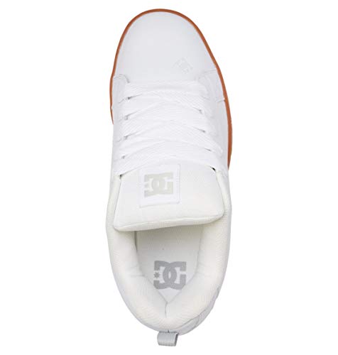 Detalle 2 de DC Shoes Court Graffik Zapatos de piel para hombre 42 EU White/Black