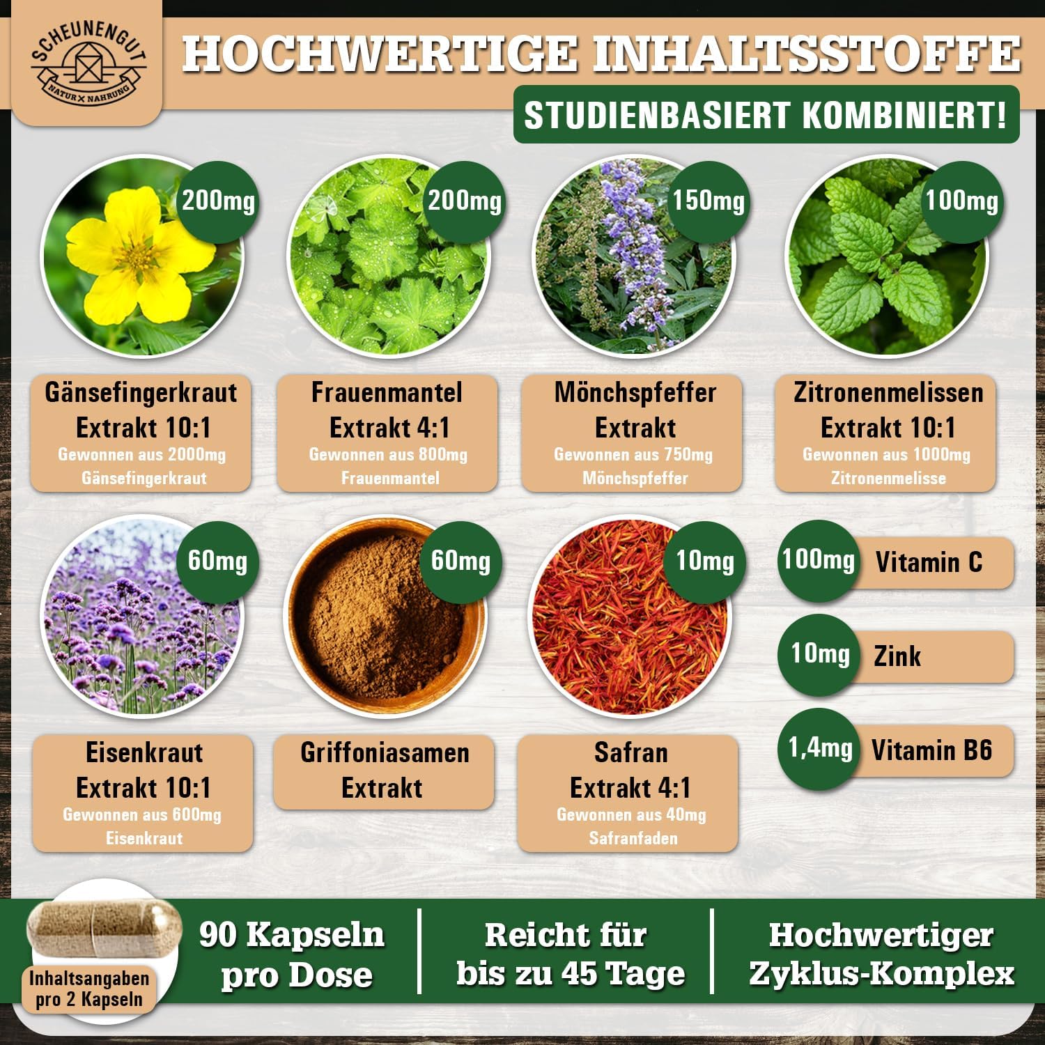 Thumbnail 1 de PMS INTENSO Mönchspfeffer Kapseln 45 Tage