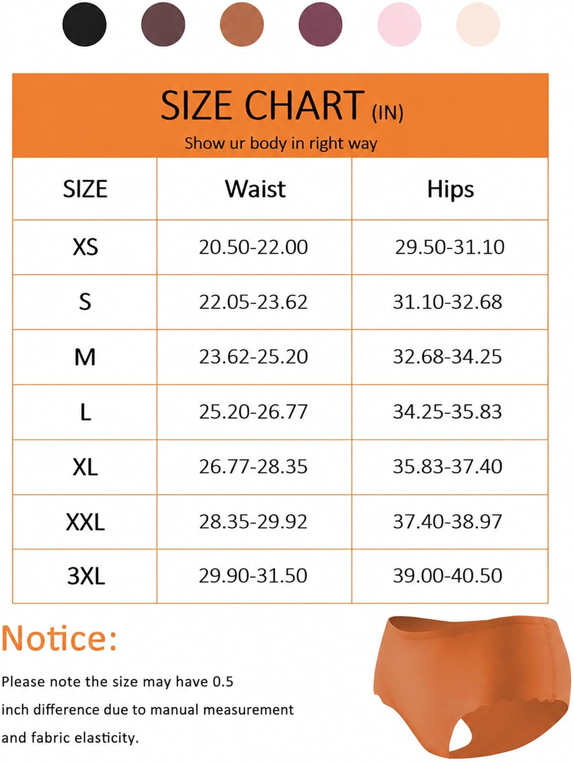Detalle 2 de Sth Big High-Waisted Seamless Bikini Underwear, Cheeky Scalloped Edge, 6-Pack
