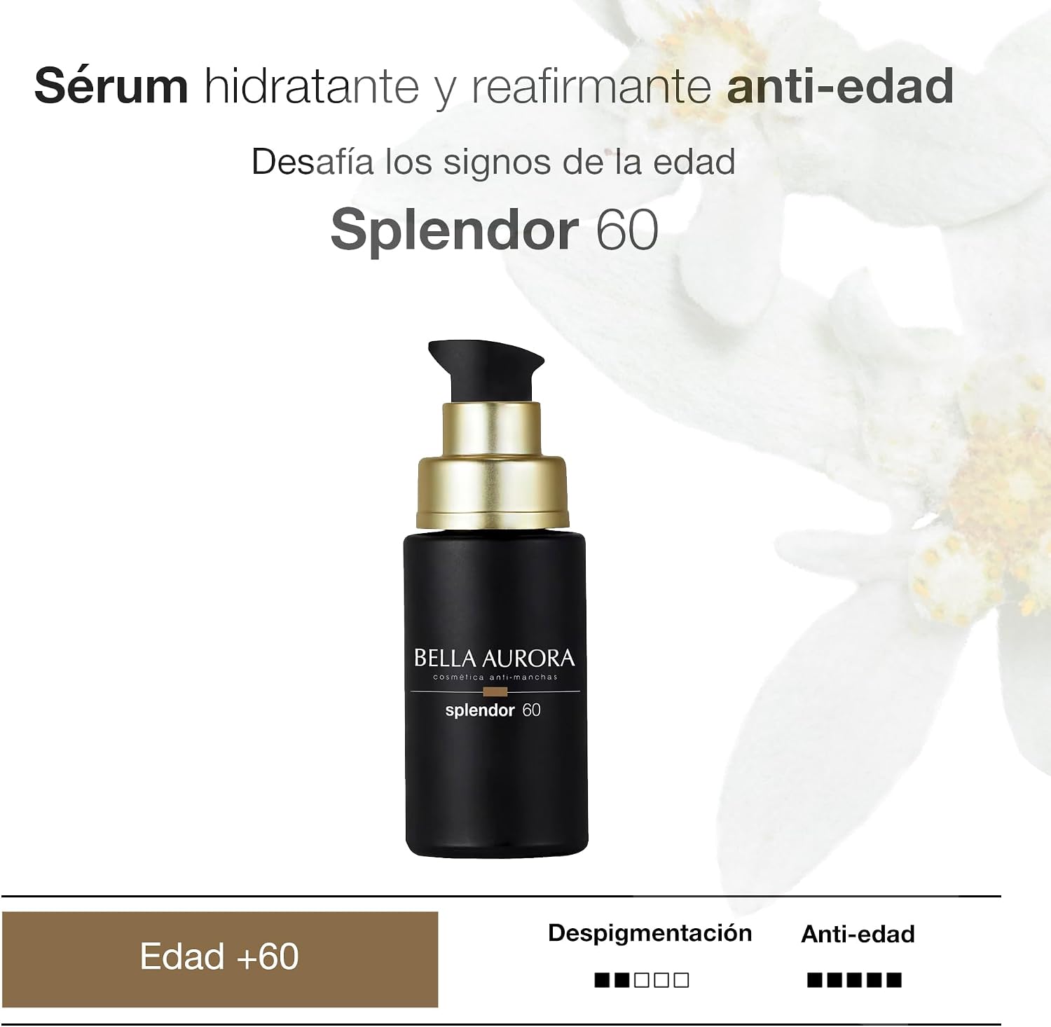 Detalle 2 de BELLA AURORA Splendor +60 Sérum Hidratante Reafirmante 💧