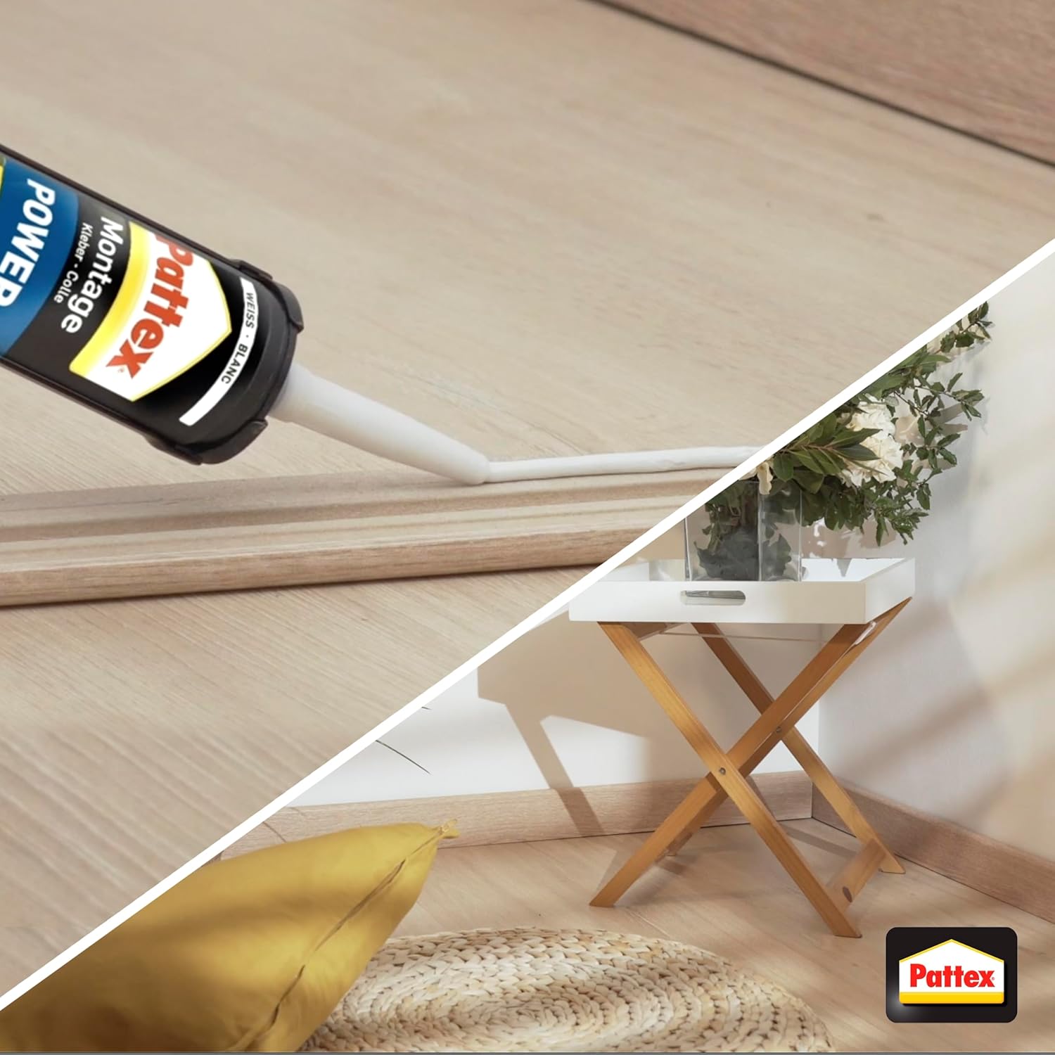 Thumbnail 3 de Pattex Montagekleber Power – starker Kleber für absorbierende Materialien (370 g)