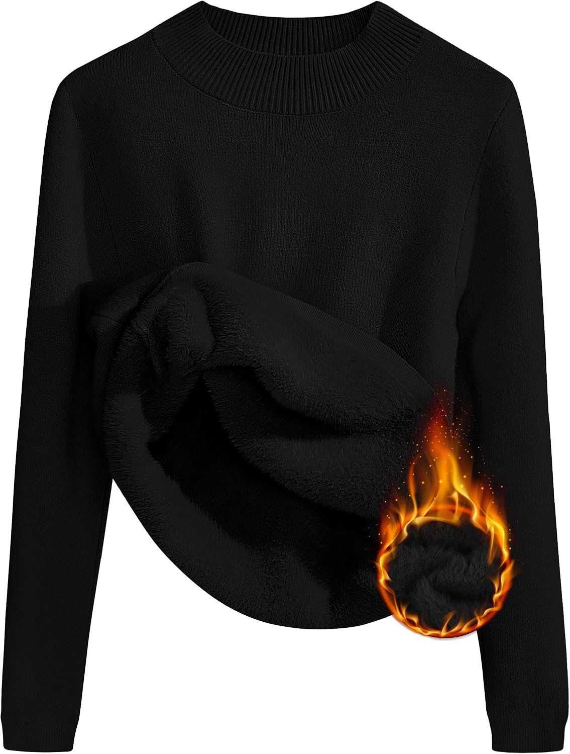 Detalle de ZESICA Women's Sherpa-Lined Sweater