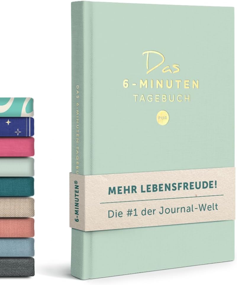 Detalle de 6-Minuten Tagebuch 2026 – Achtsamkeitsjournal 📔