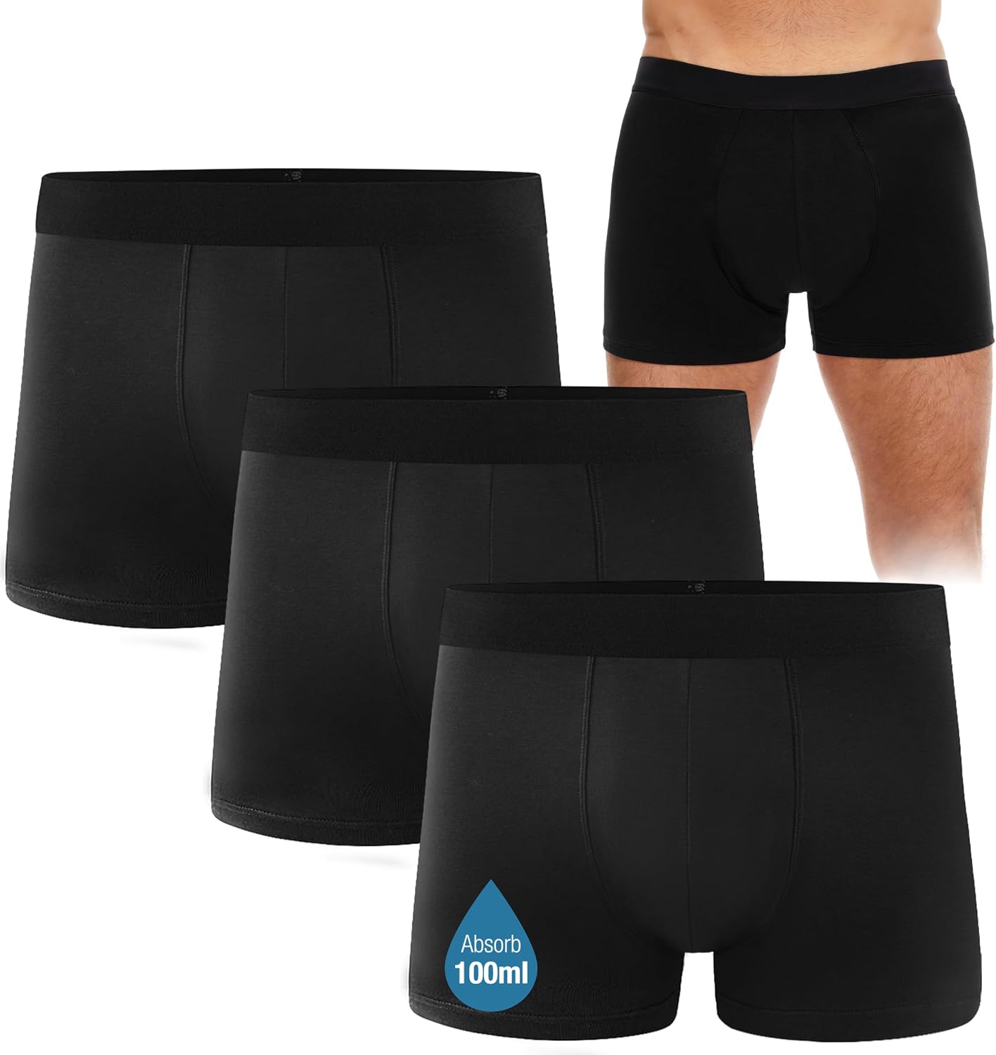Thumbnail 6 de FORVEVO 3 Pack Men's Incontinence Pants