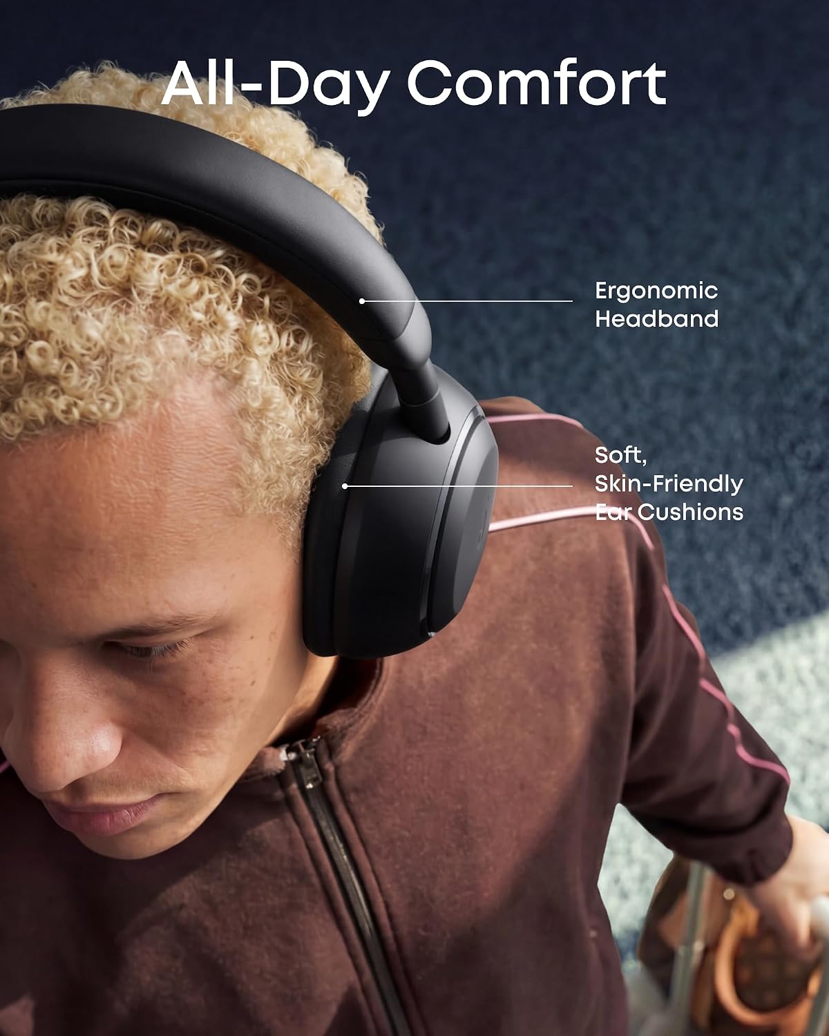 Thumbnail 3 de Soundcore Space 2 D1402 Over-Ear Headphones with ANC, LDAC and 50-Hour Playtime