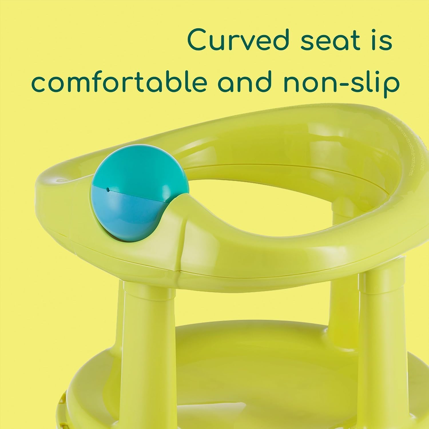 Detalle 2 de Bebeconfort Swivel Bath Seat (6–12 Months, Max 10 kg) – Lime