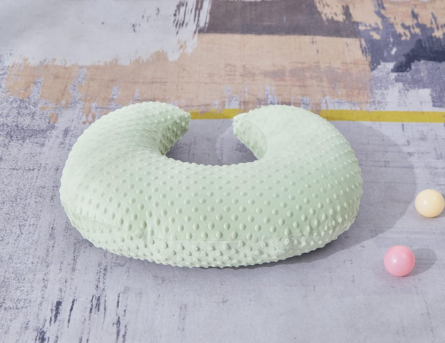 Thumbnail 6 de QUENESS BABY QB-NP-001 Nursing Pillow with Removable Green Cover