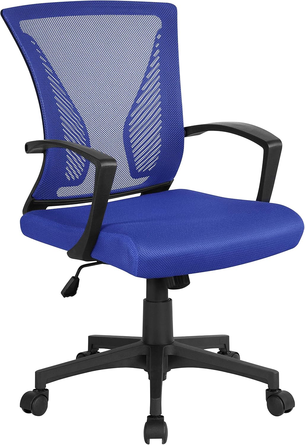 Detalle de Yaheetech sedia da scrivania regolabile con braccioli, reclinabile e in rete traspirante (portata 136 kg)