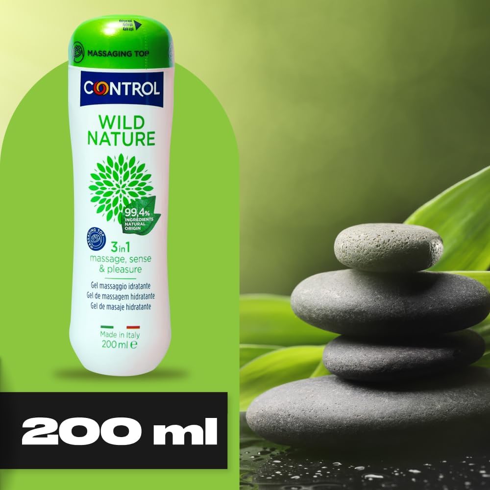 Detalle 2 de Gel massaggio Control Wild Nature 200 ml