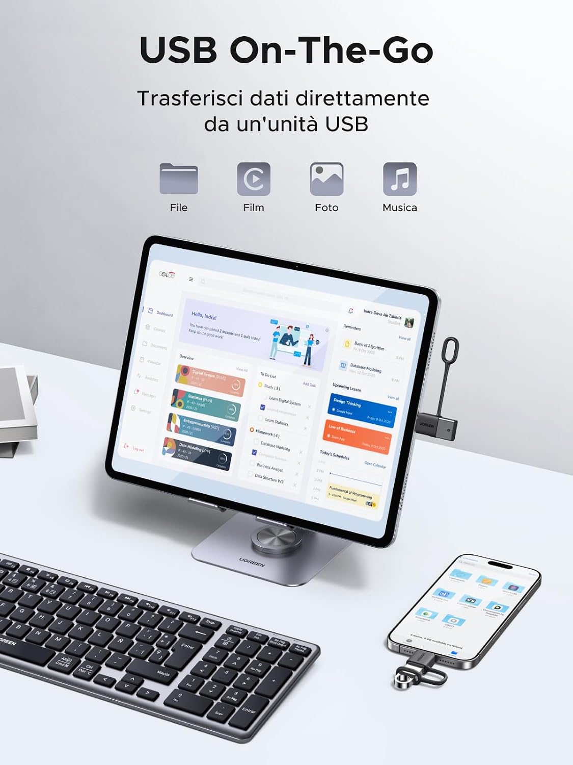 Thumbnail 4 de UGREEN Adattatore USB C USB A 3.2 10Gbps OTG 2 pezzi