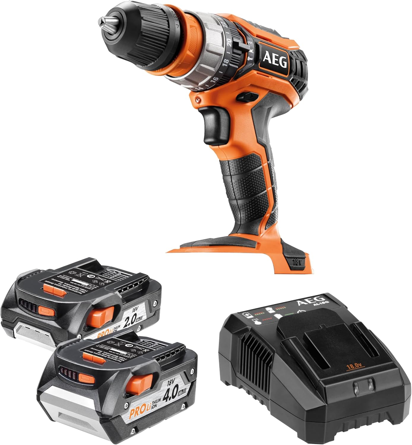 Detalle 2 de AEG - Perceuse à percussion 18V PRO18V Subcompact Brushless (BSB18SBL2-202C)