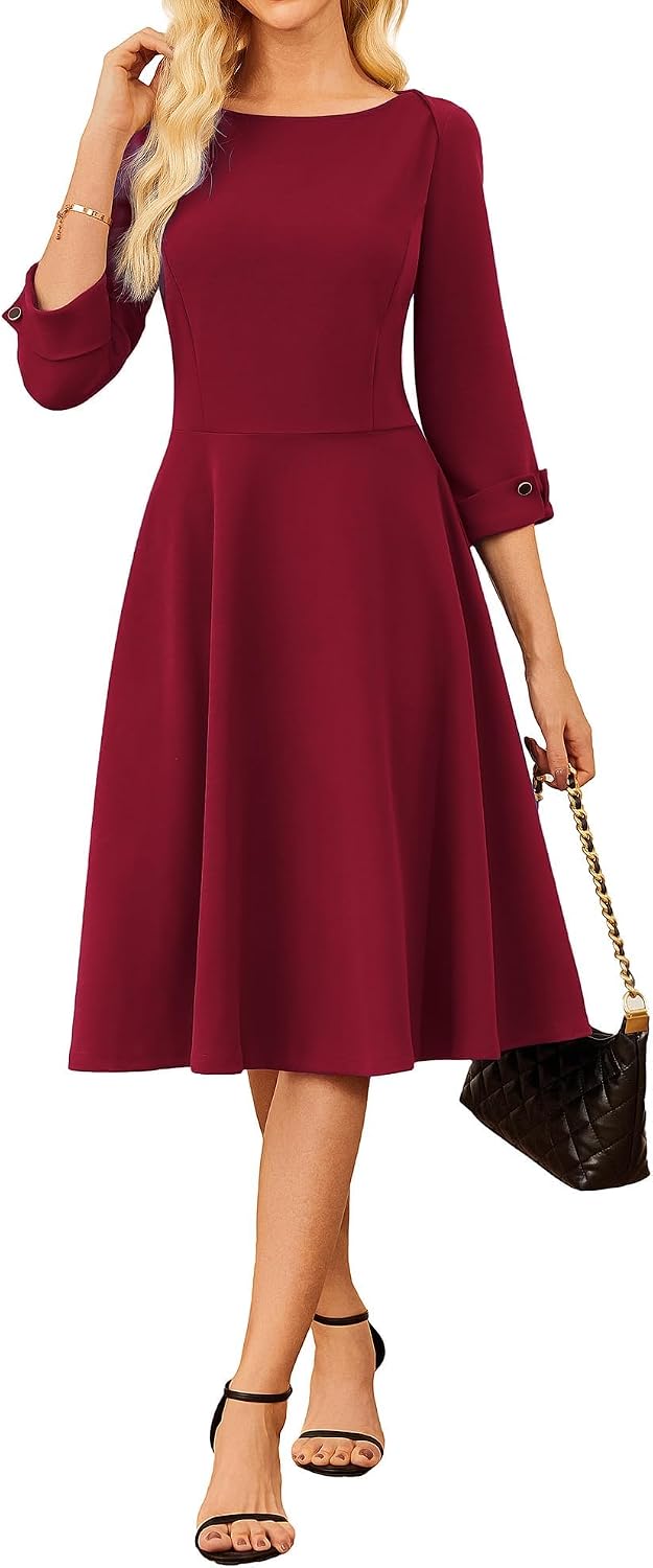 Thumbnail 4 de GRACE KARIN 2025 Fit and Flare Midi dress