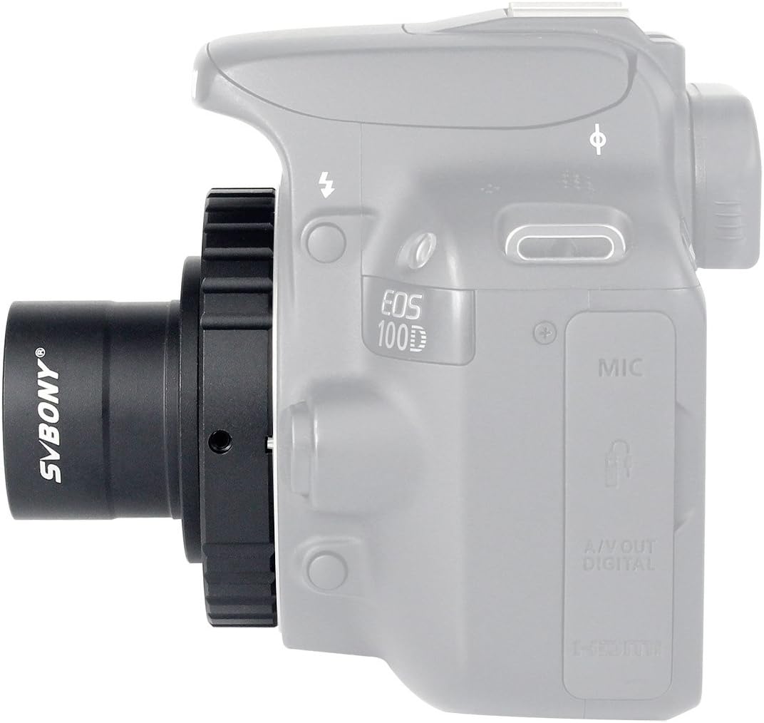 Thumbnail 2 de Svbony Adattatore T2 1,25" in alluminio per fotocamera telescopica con Canon EOS Rebel