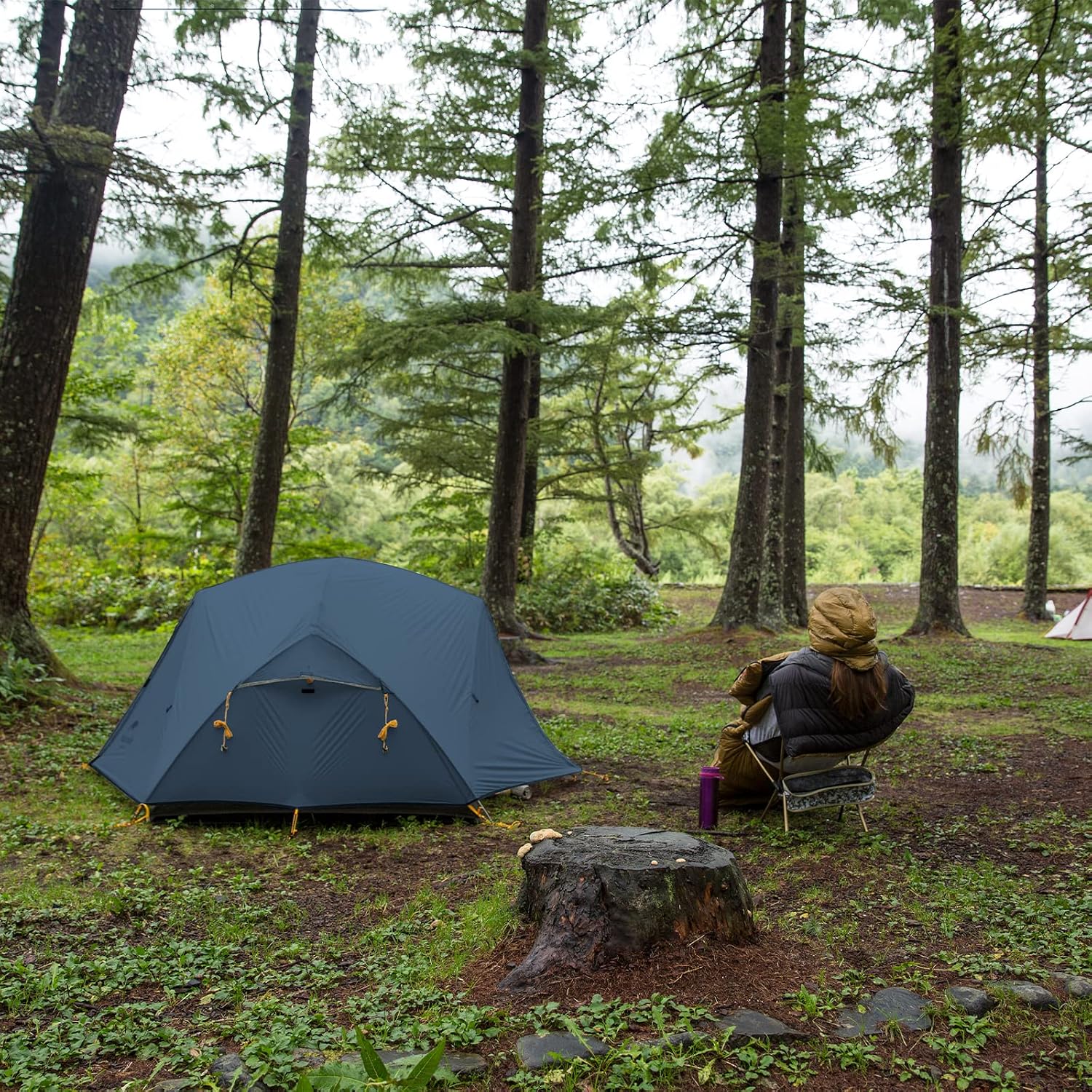 Detalle de Naturehike Mongar ultraleichtes 2-Personen-Kuppelzelt wasserdicht & winddicht