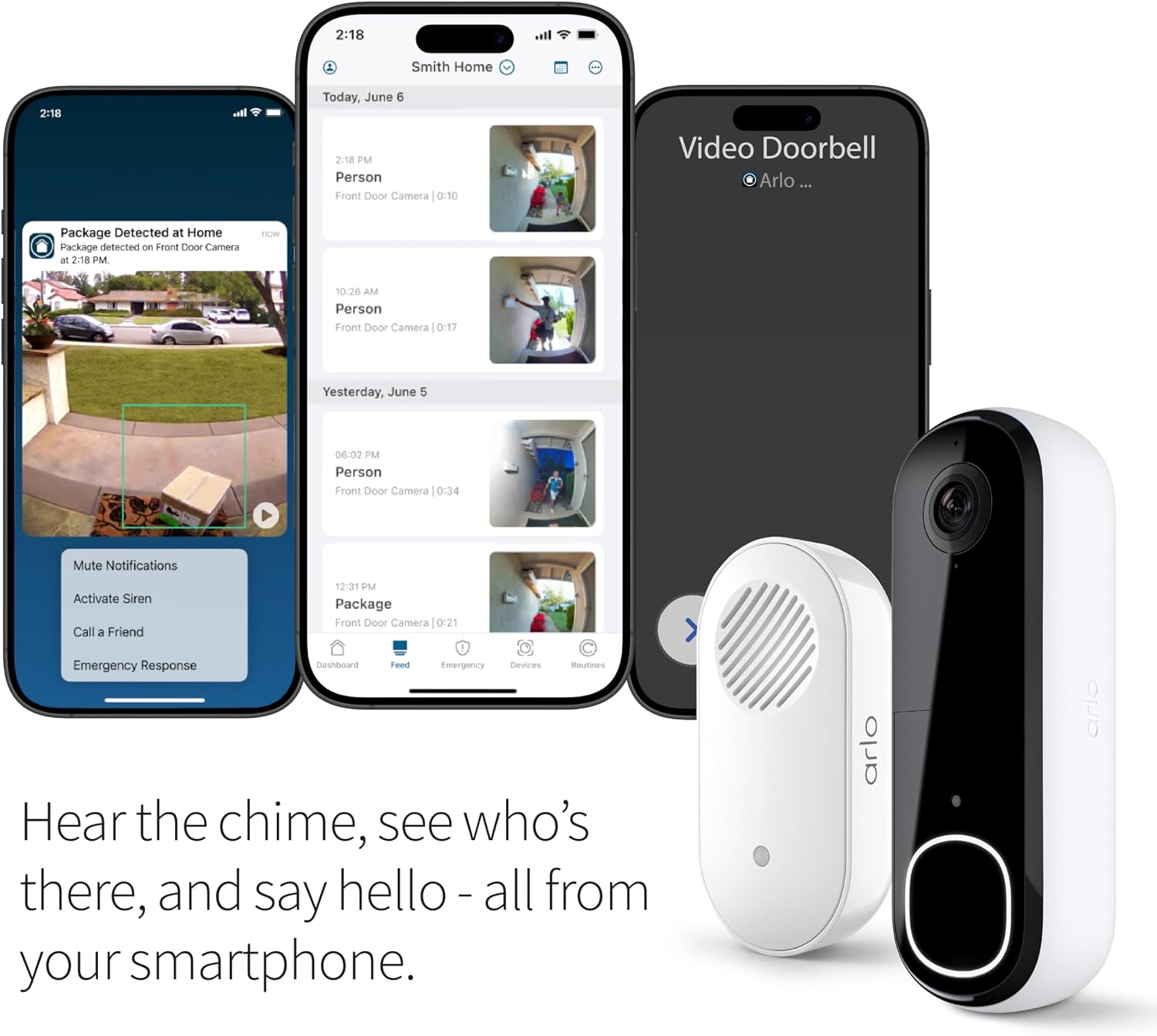 Detalle 2 de Arlo Video Doorbell 2K + Chime 2
