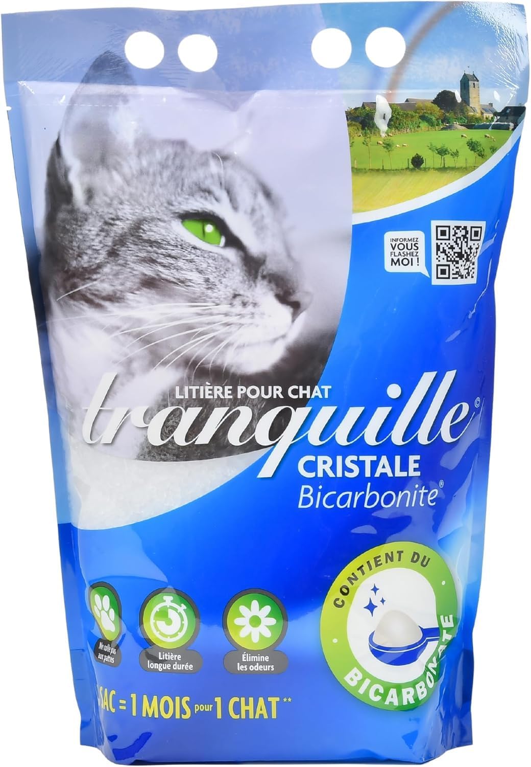 Detalle 2 de Tranquille Litière cristale 4L 🐱