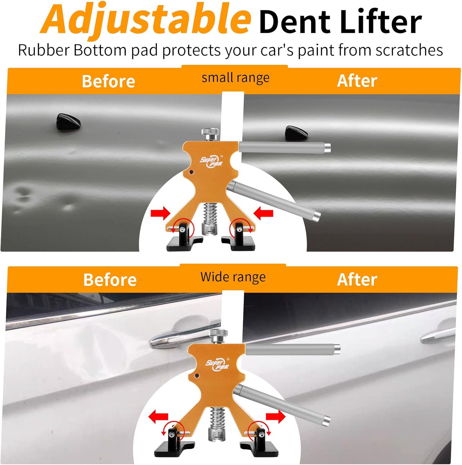 Detalle de Super PDR Super PDR Paintless Dent Repair Kit (148PCS) with LED Board