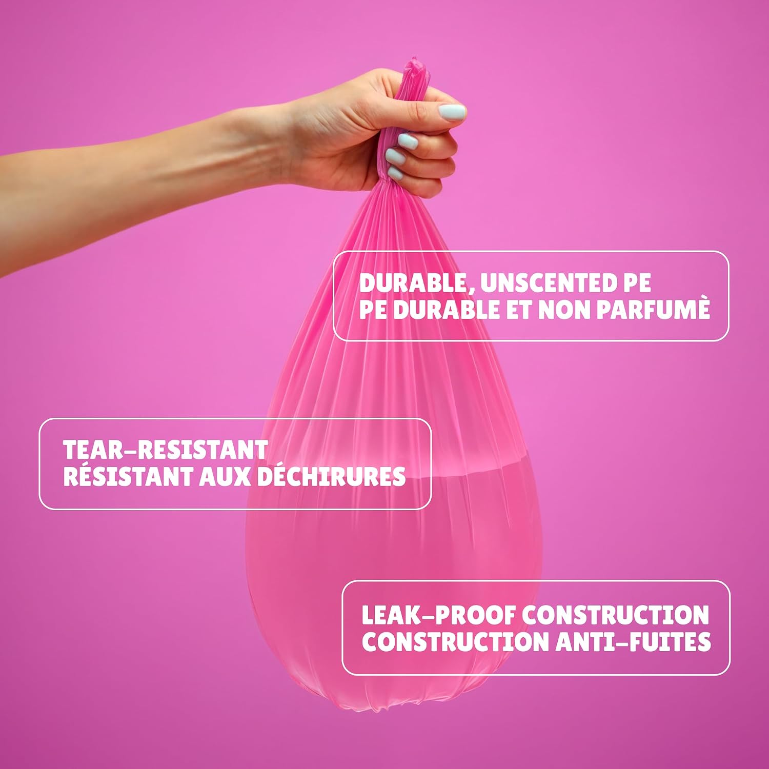 Thumbnail 3 de FORID 10 L Garbage Bags, 150 Count, 5 Colours for Small Bins