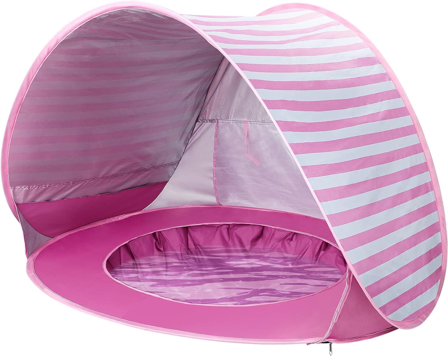 Thumbnail 6 de Pop Up Baby Beach Tent with Automatic Sun Shade, UPF 50+ UV Protection & Mini Pool (Green)