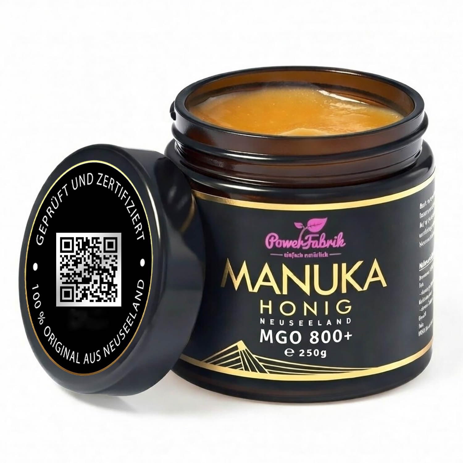 Detalle 2 de PowerFabrik Manuka Honig 250g 🐝