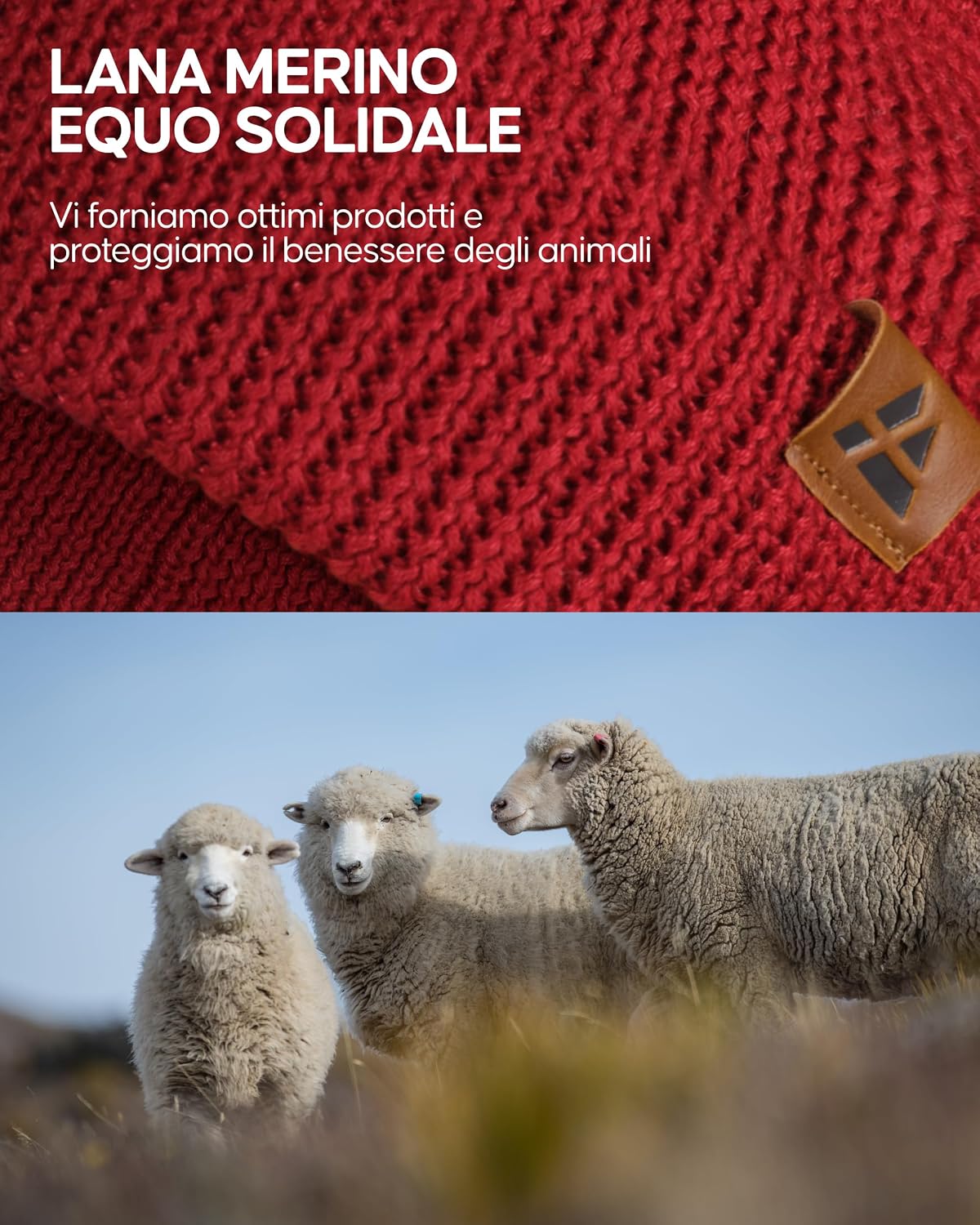 Thumbnail 4 de DANISH ENDURANCE Cappello Lana Merino Berretto