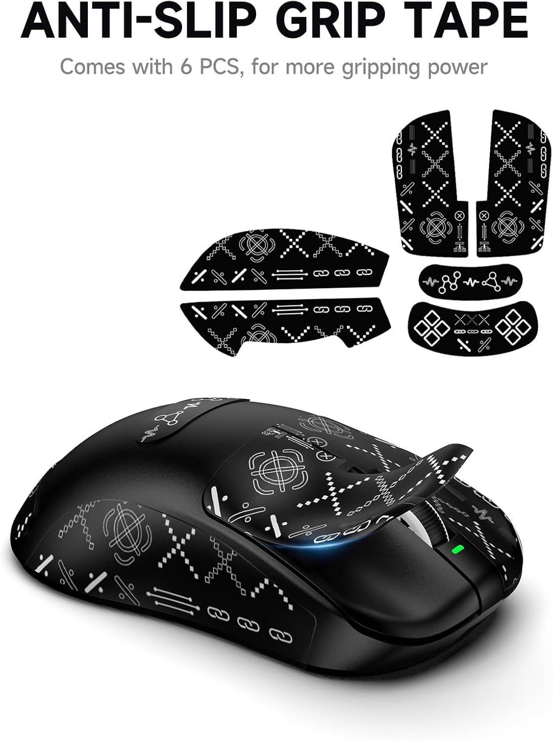 Thumbnail 6 de VGN Dragonfly F1 MOBA Wireless Gaming Mouse (PAW3395, 26K DPI, 55g) — Anti-Slip Grip, Dual-Mode 2.4GHz + USB-C