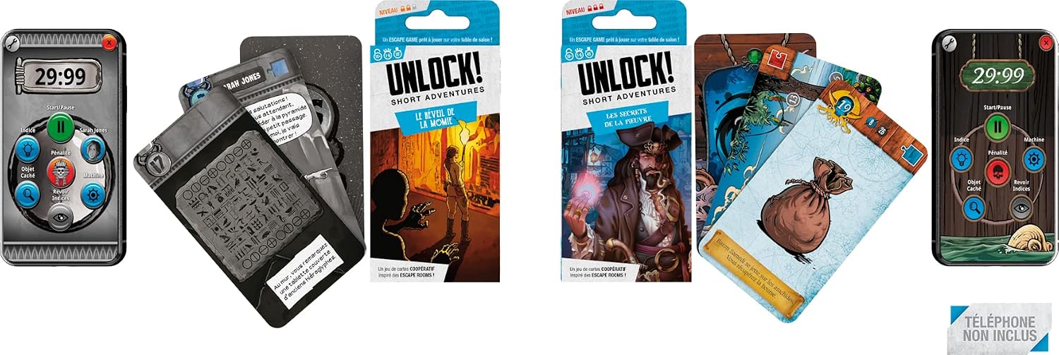 Thumbnail 2 de Unlock! Short Adventures – Escape Game coopératif en 30 minutes pour 1 à 6 joueurs