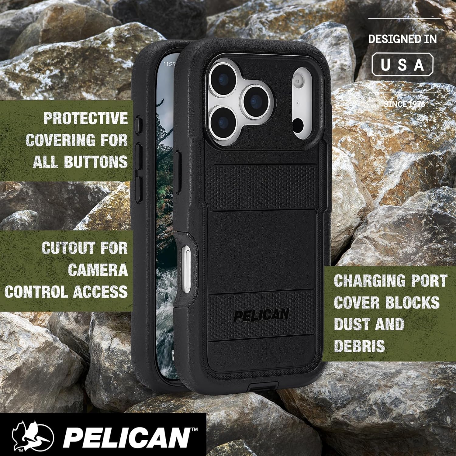 Thumbnail 4 de Pelican Voyager iPhone 17 Pro Case 24ft drop protection