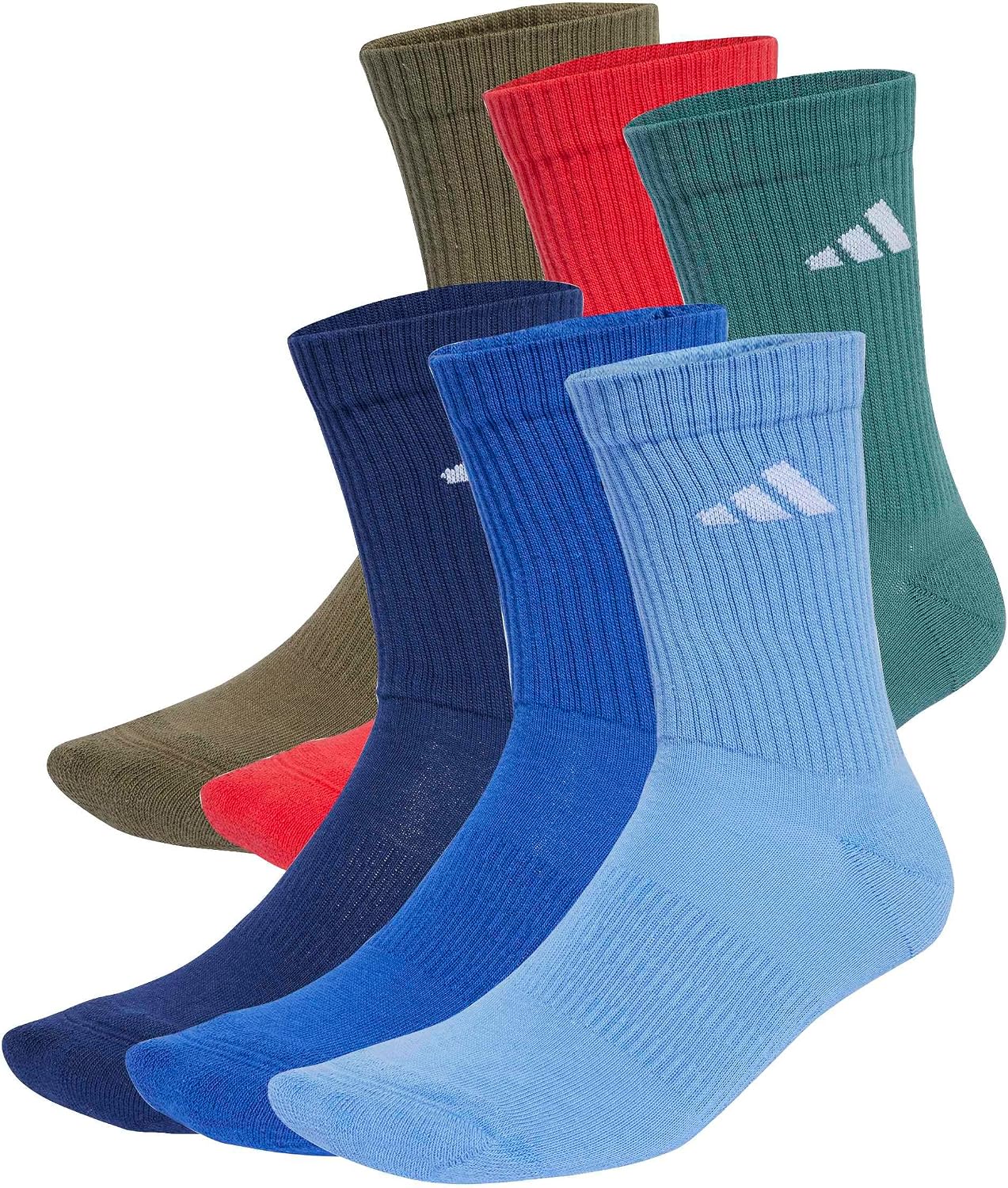 Thumbnail 6 de adidas Cushioned Crew Socks, 6-Pair Pack