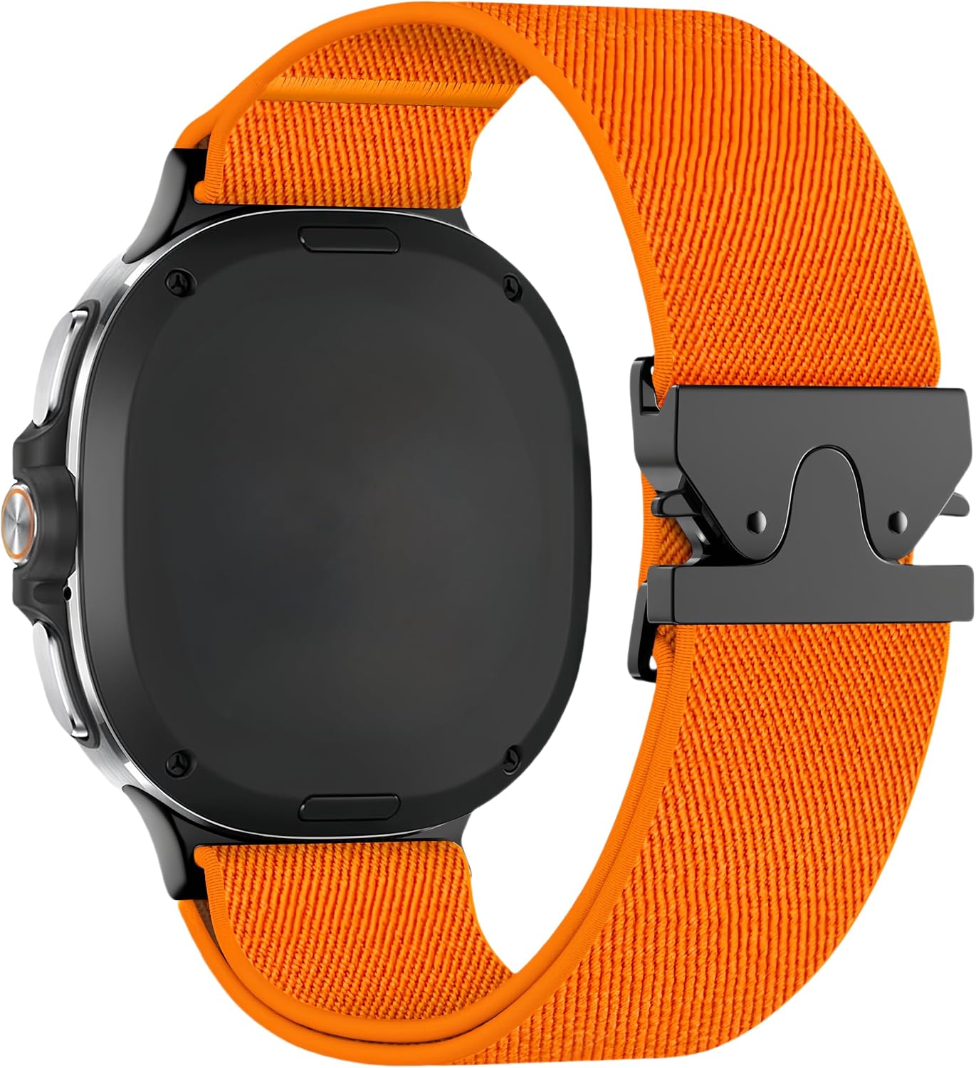 Detalle de Nylonarmband mit Fallschirmverschluss für Samsung Galaxy Watch 8 (40/44mm) und Watch 8 Classic (46mm) – 17–23,5 cm