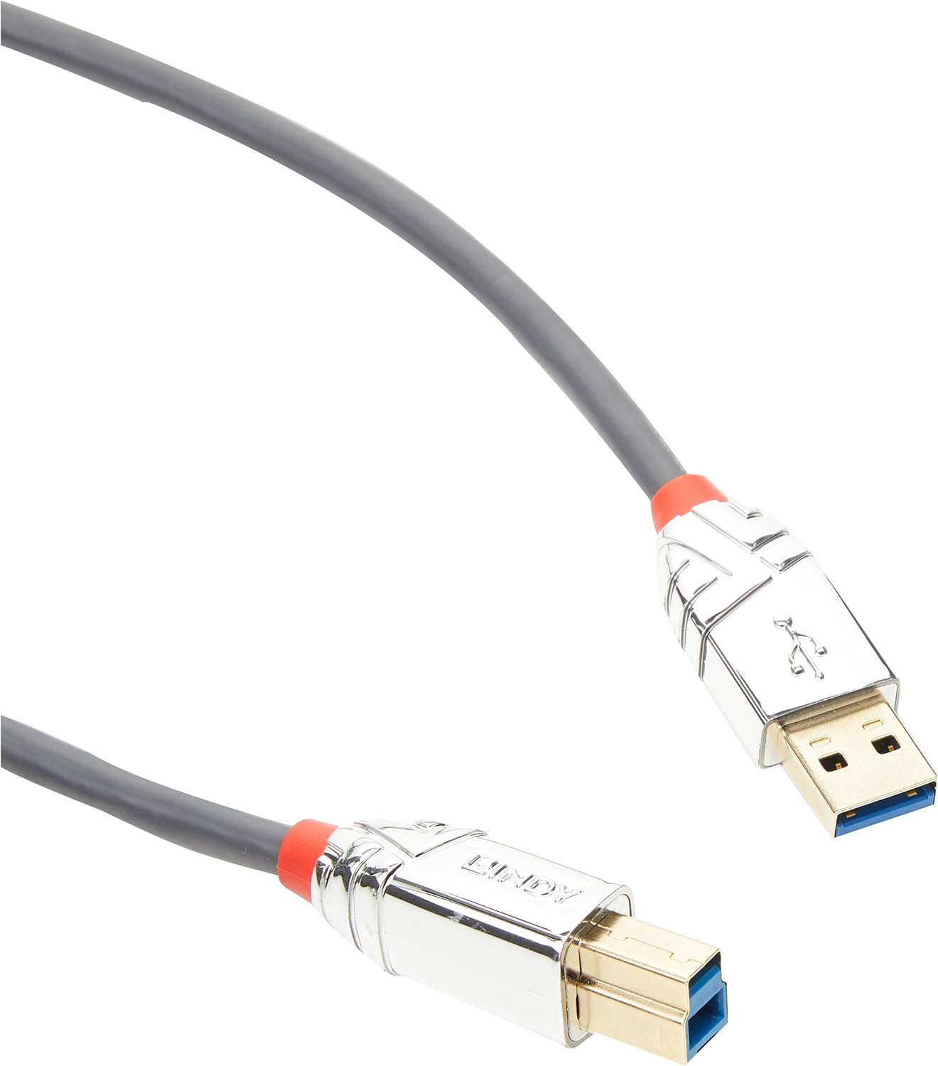 Detalle 2 de LINDY 36664 USB 3.2 Typ A–B Kabel 5 m