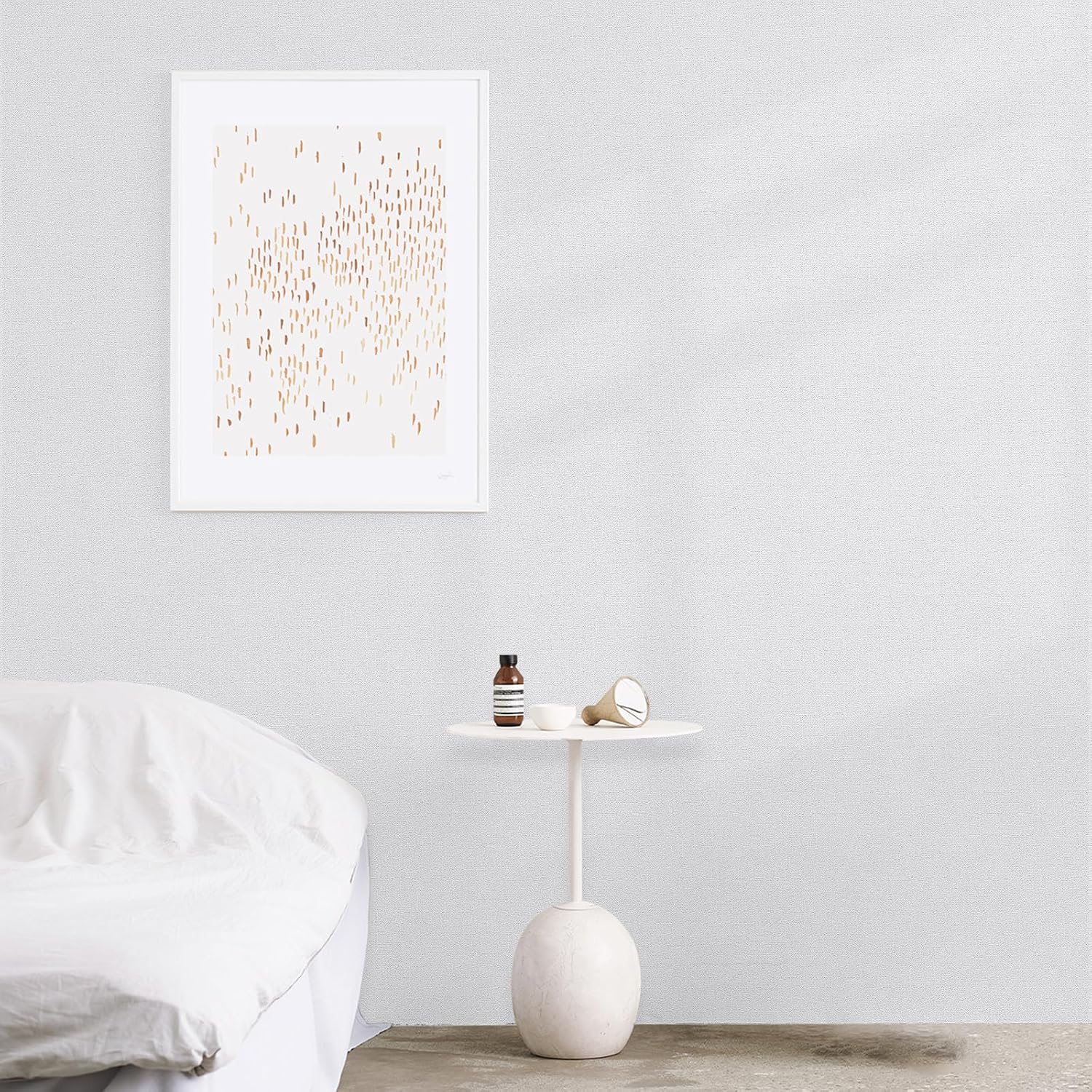 Detalle de Alened Klebefolie Möbel Weiß Matt 40×300 cm inkl. Toolkit – wasserfeste selbstklebende Möbelfolie