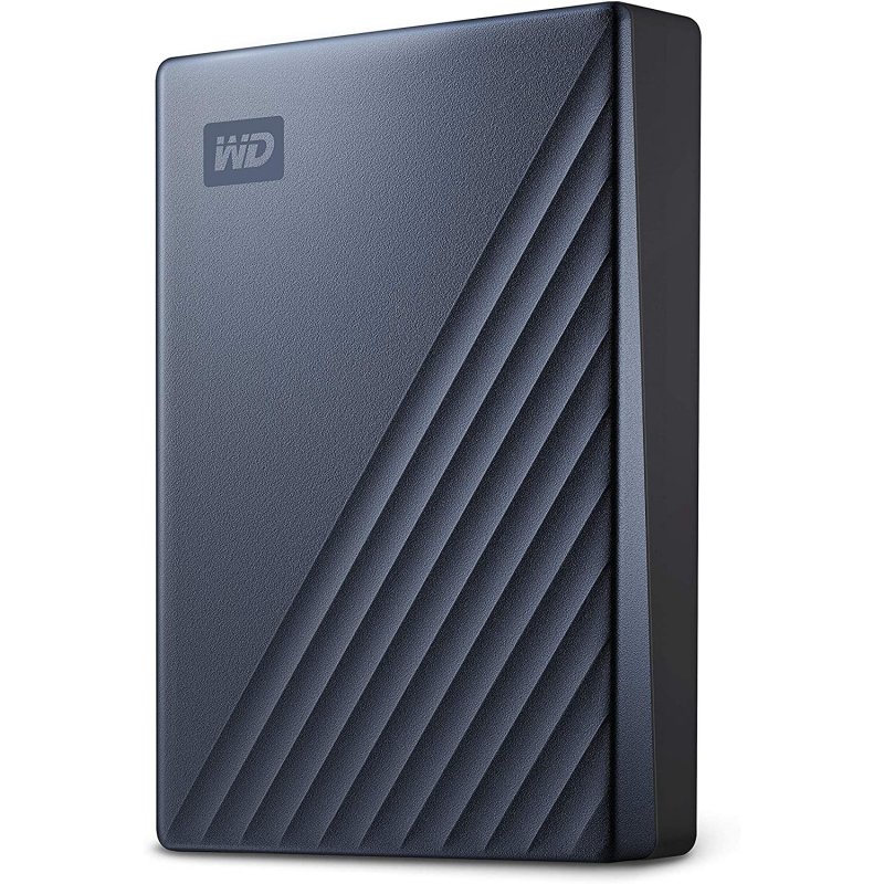 Detalle 2 de WD My Passport Ultra 4TB USB-C Plata: almacenamiento portátil seguro y compacto