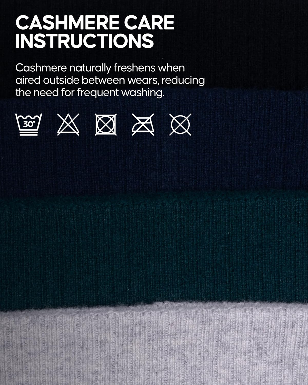 Detalle 1 de Danish Endurance 100% cashmere beanie hat