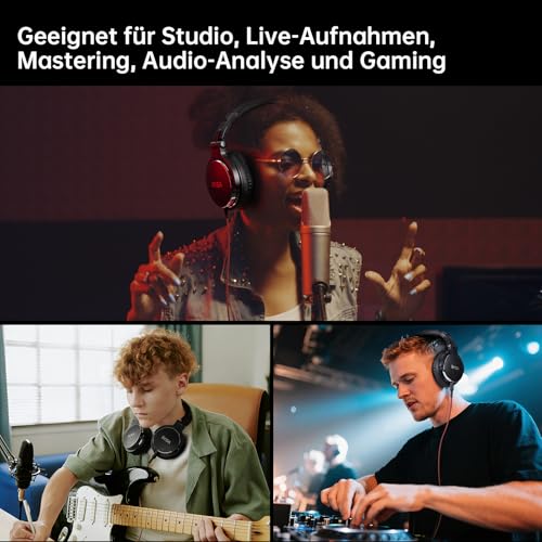 Thumbnail 5 de EKSA P100 Over Ear Kopfhörer mit Kabel – Studio Monitor, 50 mm Treiber