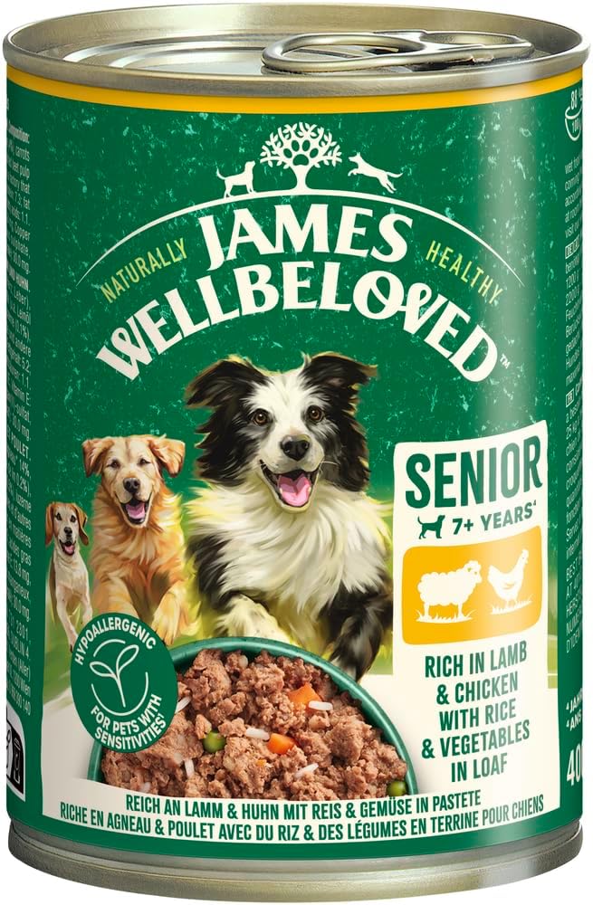 Thumbnail 2 de James WELLBELOVED Senior Nassfutter in Pastete (Lamm & Huhn), 6 x 400 g