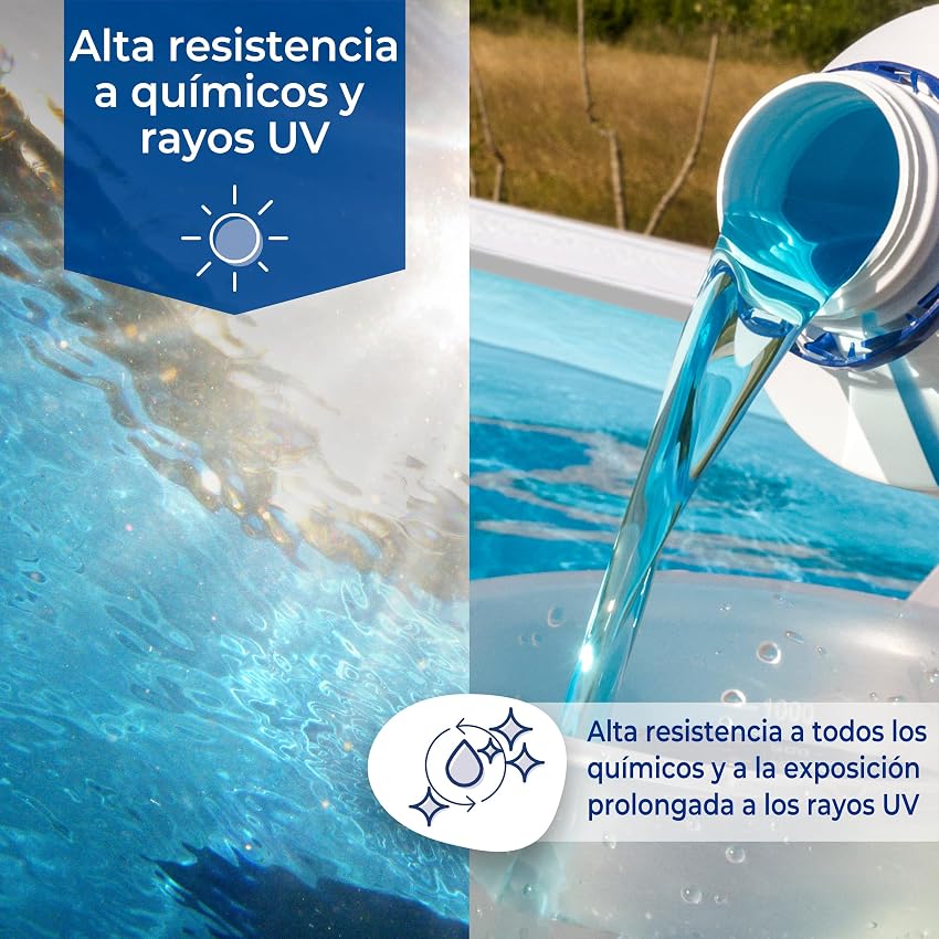Detalle de Gre FPROV915 Liner 915 x 470 x 120 cm azul 😊