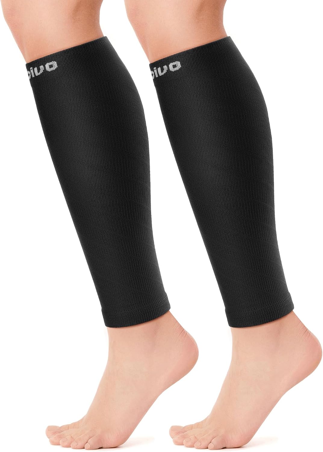 Detalle de CAMBIVO CS12 Calf Compression Sleeves, Footless, Breathable, 2 Pairs