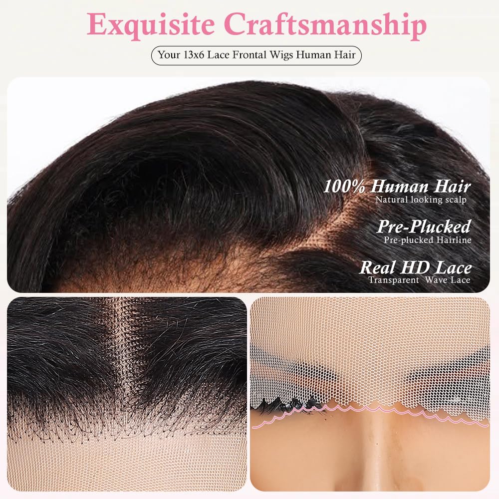 Thumbnail 2 de Lannaax Burmese Curly Wig (13x6 Lace Front) 20 Inch Virgin Remy Human Hair, 250% Density HD Lace