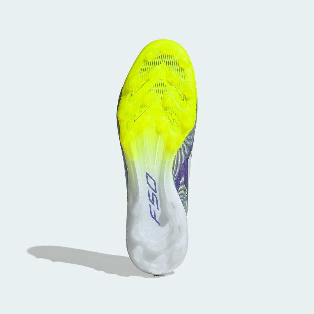 Detalle 2 de Adidas Bota de fútbol F50 Elite para césped artificial (2.ª y 3.ª generación) – color violeta