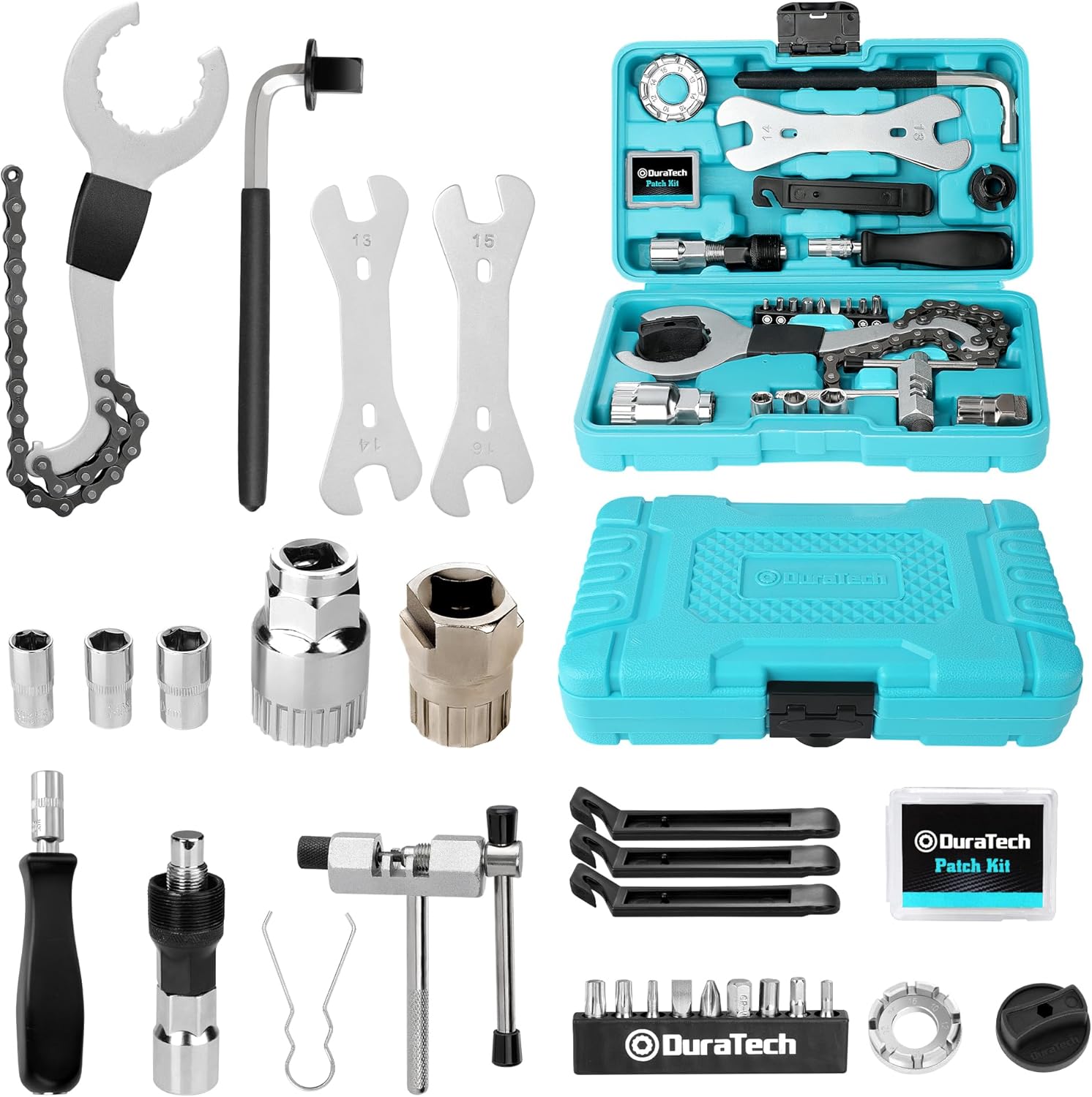 DURATECH Kit réparation vélo 31 pièces