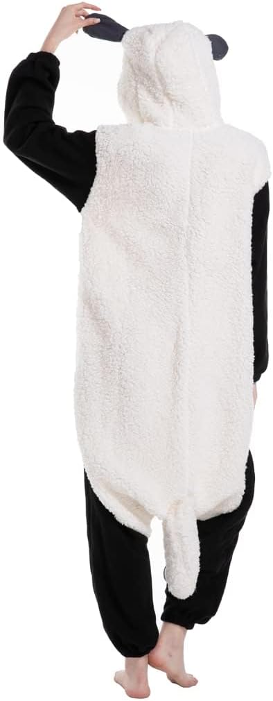Detalle 1 de SimZoo Adult Animal Onesie Pajamas, Polar Fleece with Hood and Pockets