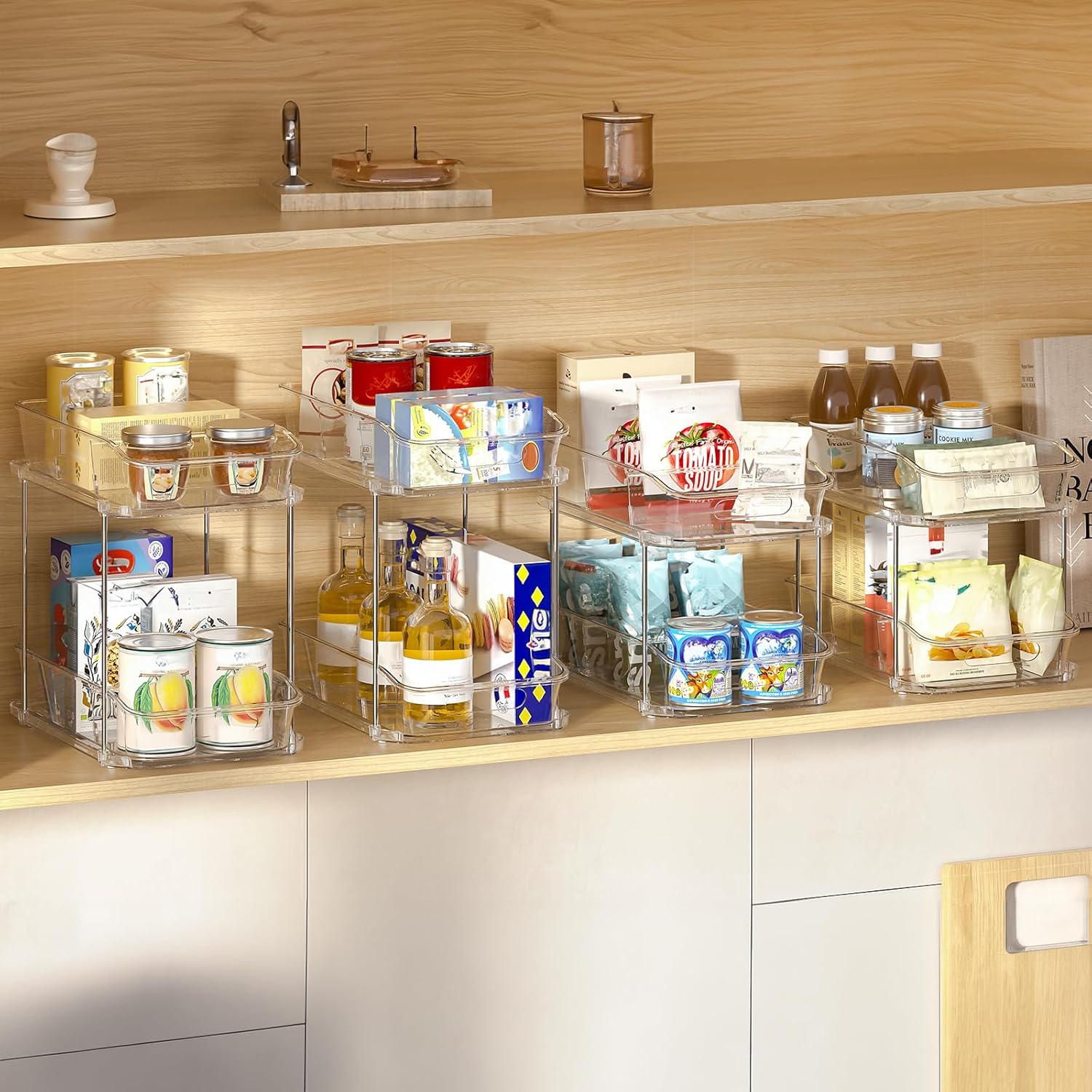 Detalle 2 de Delamu 2-Tier Under Sink Organizers, 2-Pack ⚙