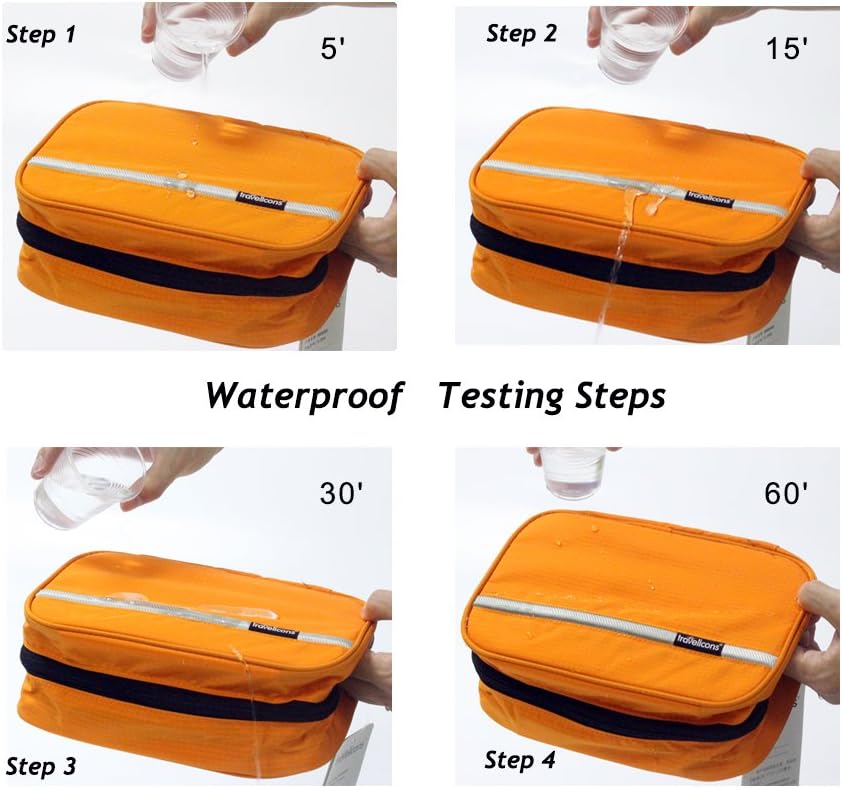 Thumbnail 5 de Jiemei Hanging Toiletry Bag 4 Compartments