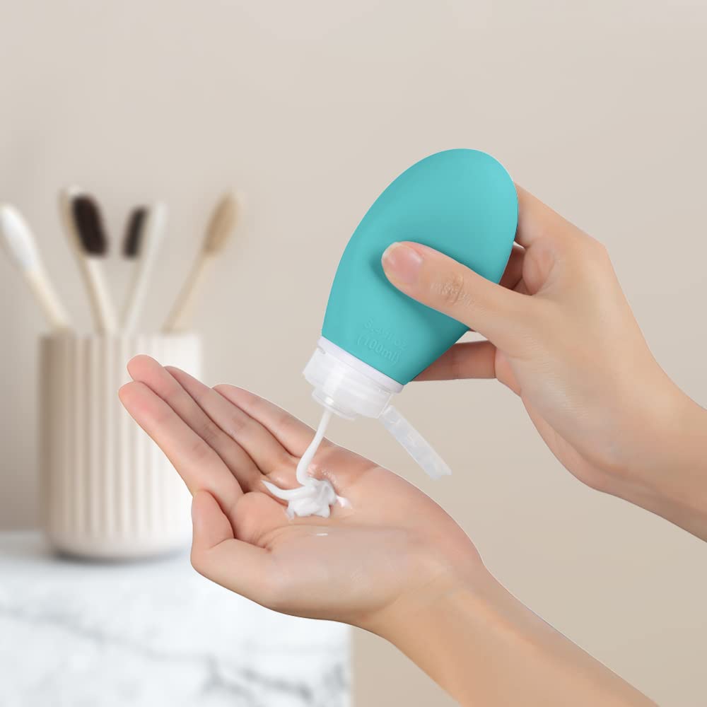 Thumbnail 5 de Opret 100 ml Silikon Reiseflaschen Set, 3 Stück – auslaufsicher, BPA-frei, TSA-konform